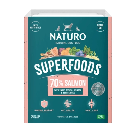 Naturo Grain Free Superfoods Łosoś 395g
